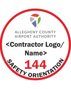 Custom-Logo Hard Hat Stickers - 250