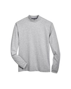 Devon & Jones Sueded Cotton Jersey Mock Turtleneck